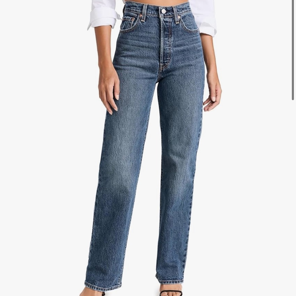 Levi’s Ribcage straight full length